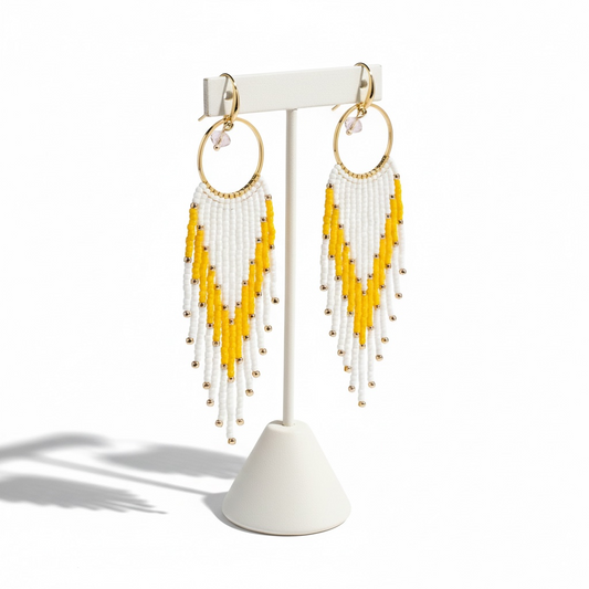 Golden Dawn Fringe Earrings