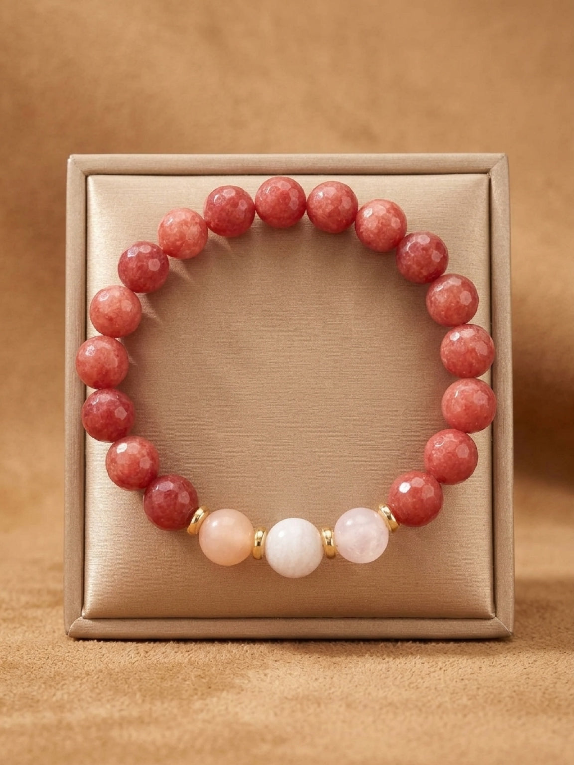 Golden Heart Glow Bracelet
