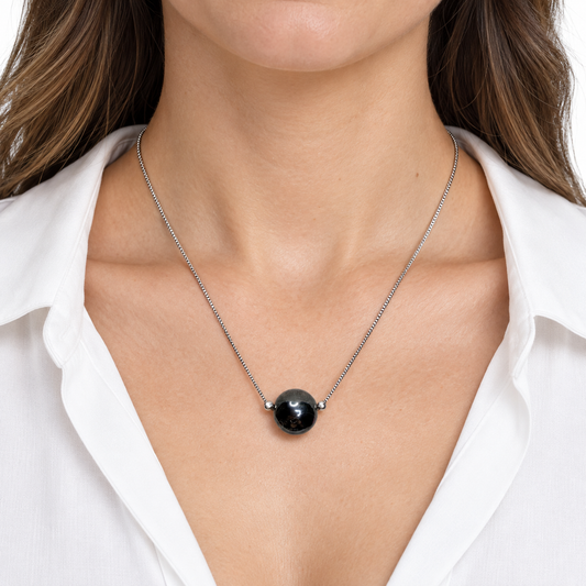 Midnight Shine Hematite Necklace
