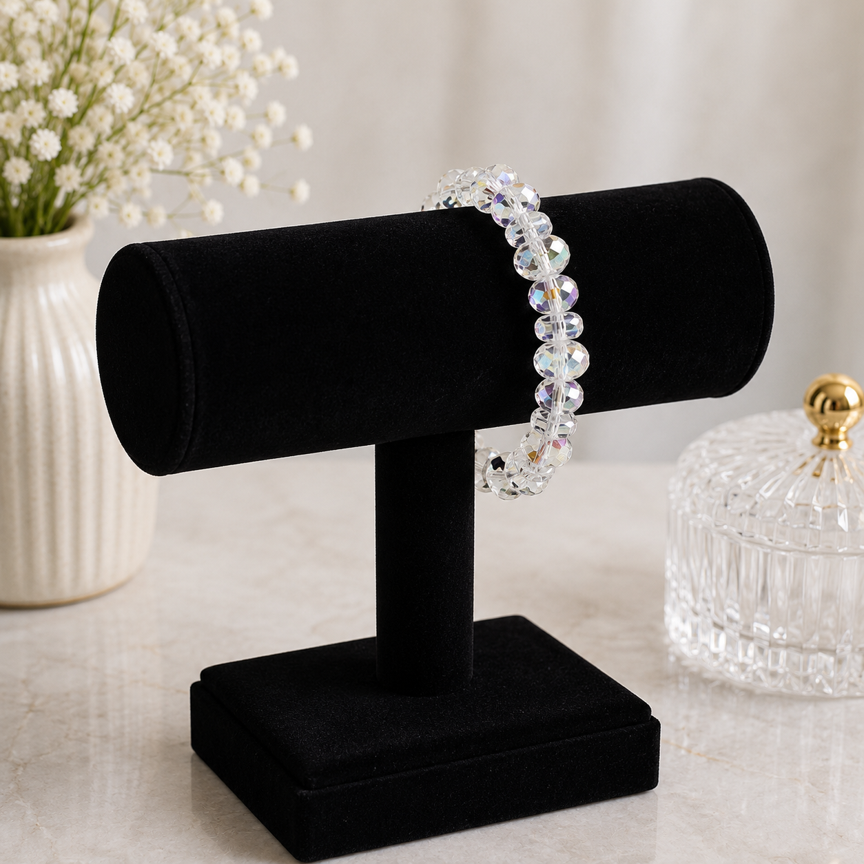 Moonlight Three-Tier Stretch Bracelet
