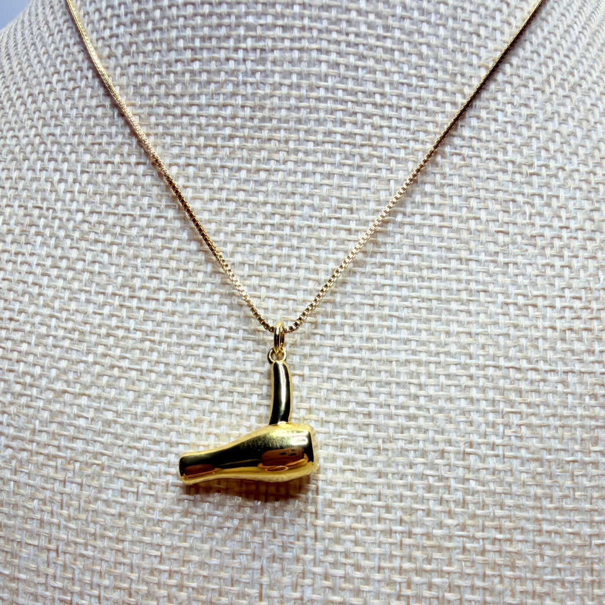 18K Gold-Filled Hair Dryer Necklace – Hairstylist Gift