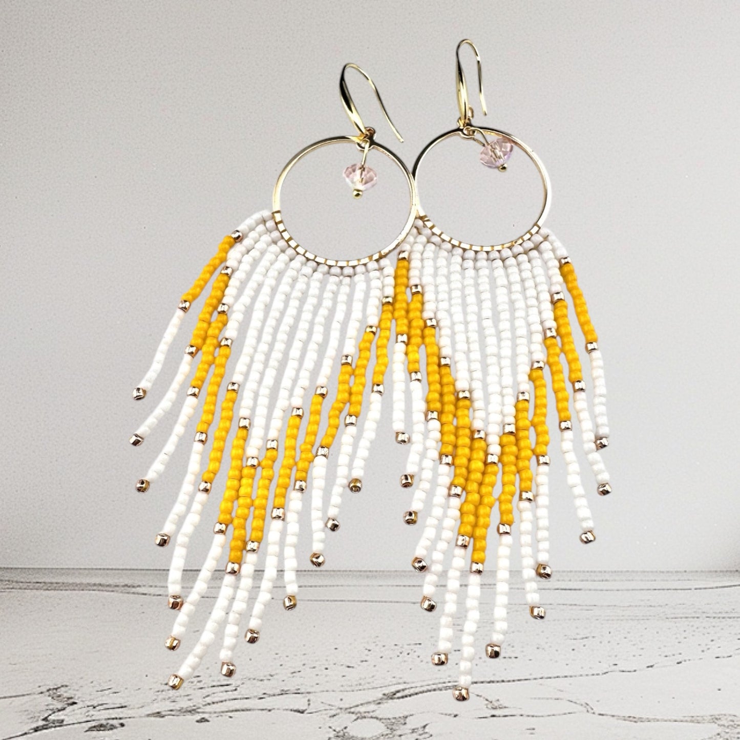 Golden Dawn Fringe Earrings