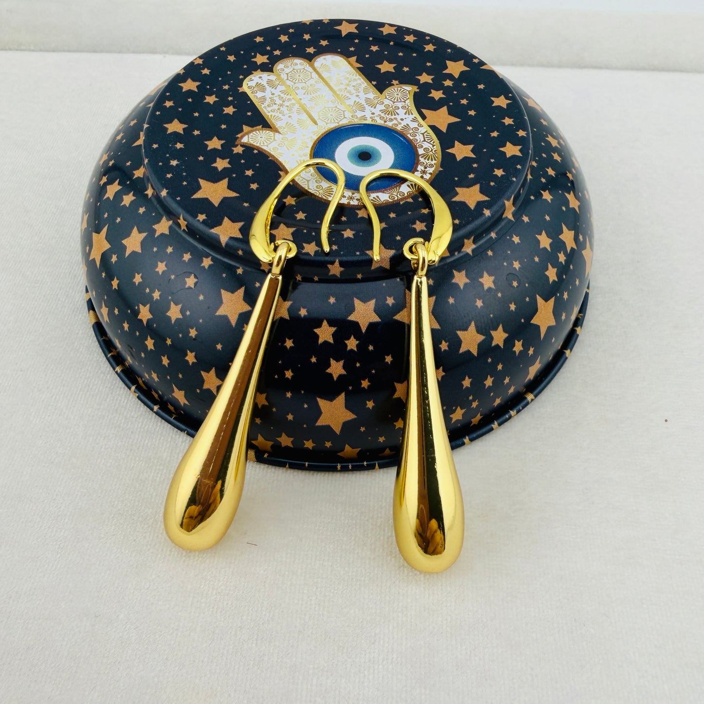 Gold-Filled Teardrop Dangle Earrings
