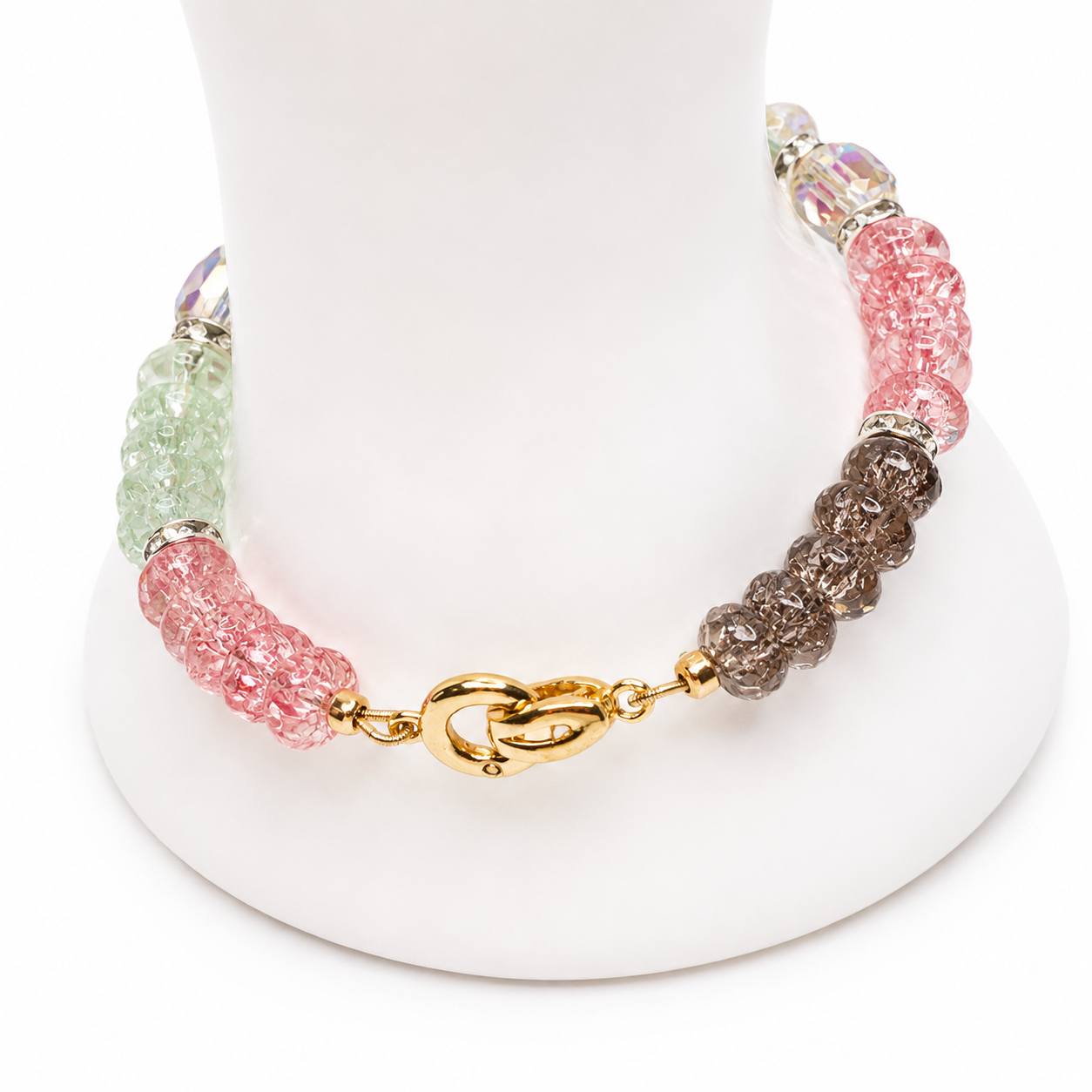Pastel Crystal Elegance Jewelry Set