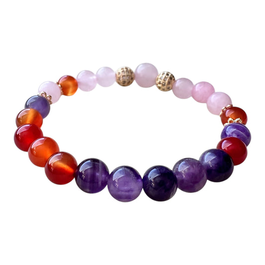 Radiant Alignment – Love, Strength & Clarity Bracelet
