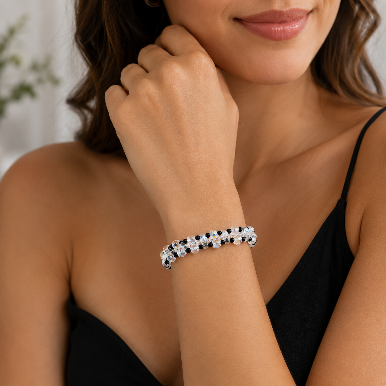 Moonlight Three-Tier Stretch Bracelet