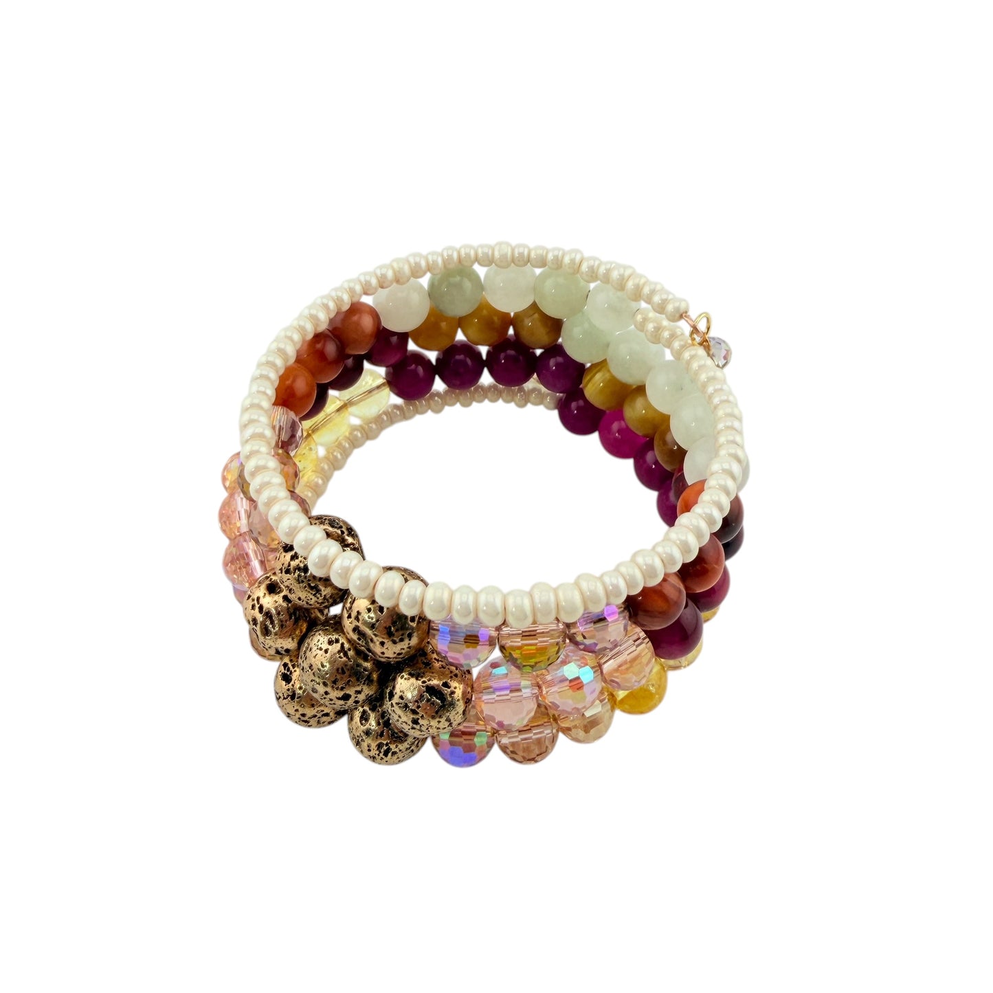 Bronzed Sunset Wrap Bracelet