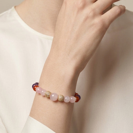 Radiant Alignment – Love, Strength & Clarity Bracelet