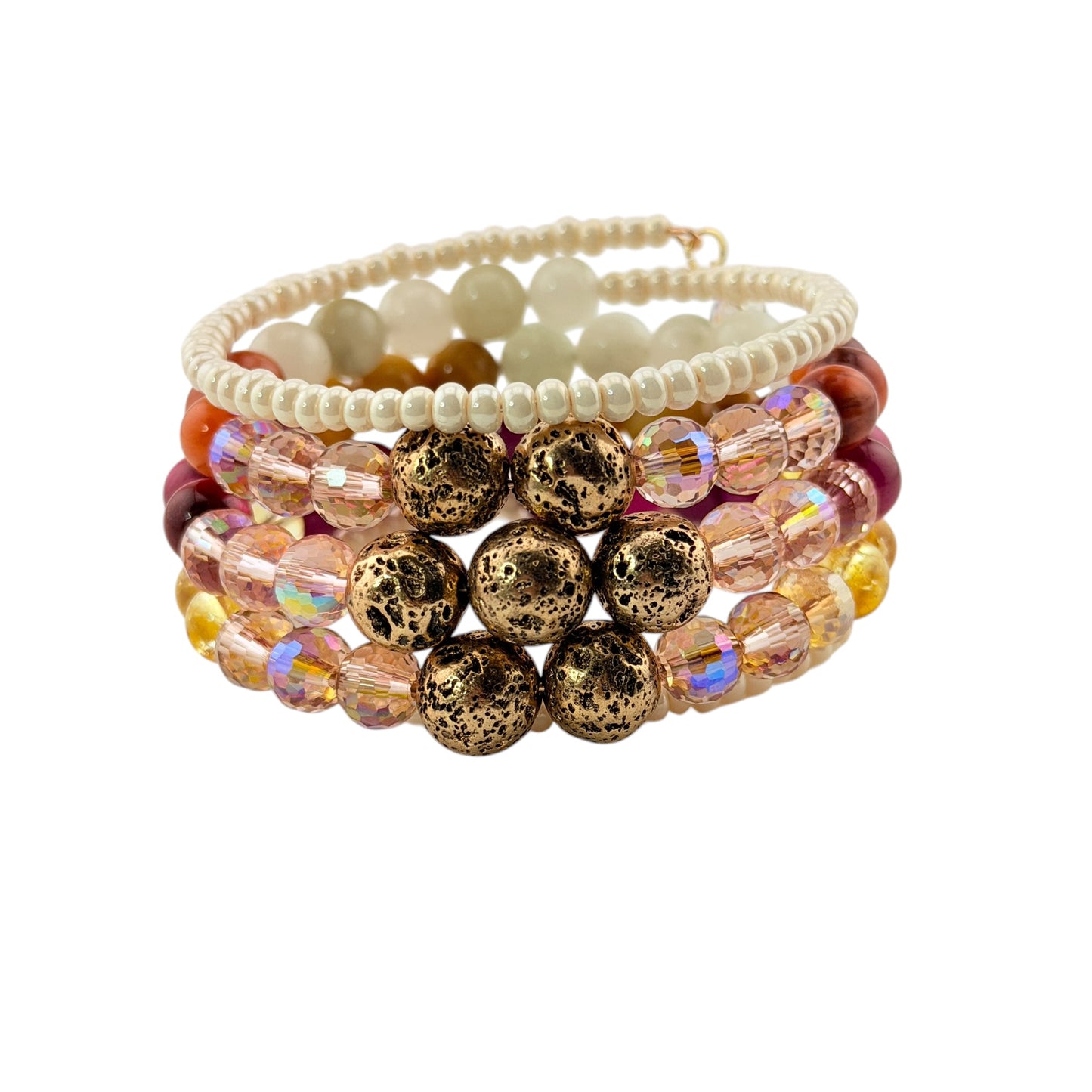 Bronzed Sunset Wrap Bracelet
