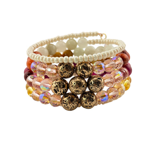 Bronzed Sunset Wrap Bracelet