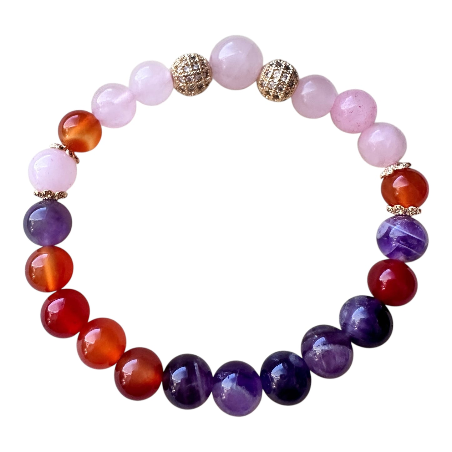 Radiant Alignment – Love, Strength & Clarity Bracelet