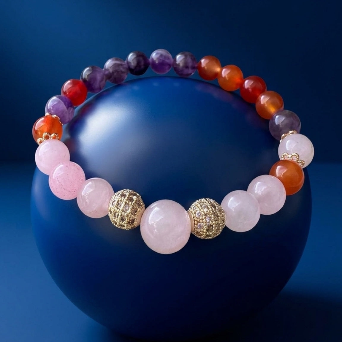 Radiant Alignment – Love, Strength & Clarity Bracelet