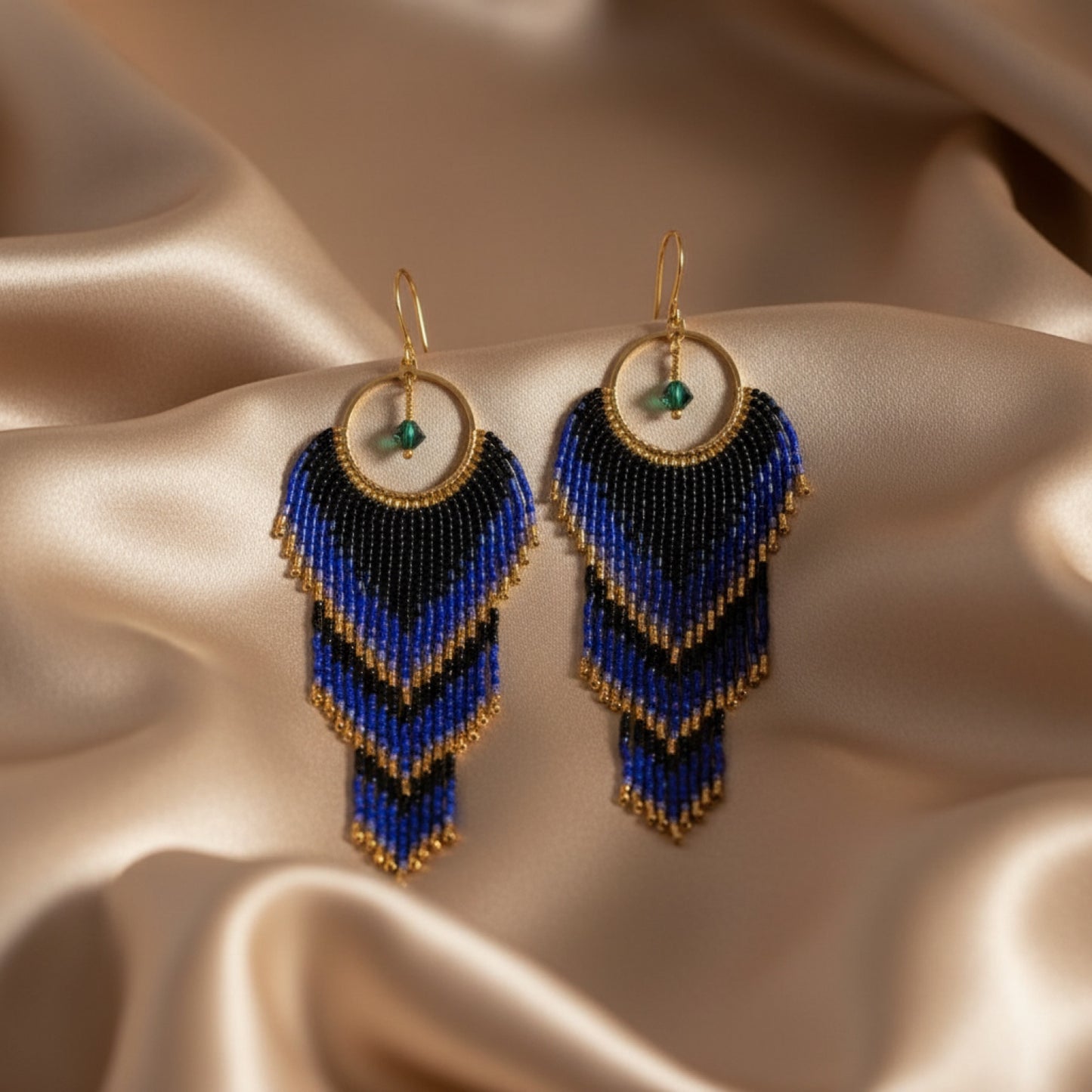 Midnight Royale Cascade Earrings