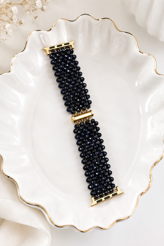 Blue Sandstone Luxury Apple Watch Band