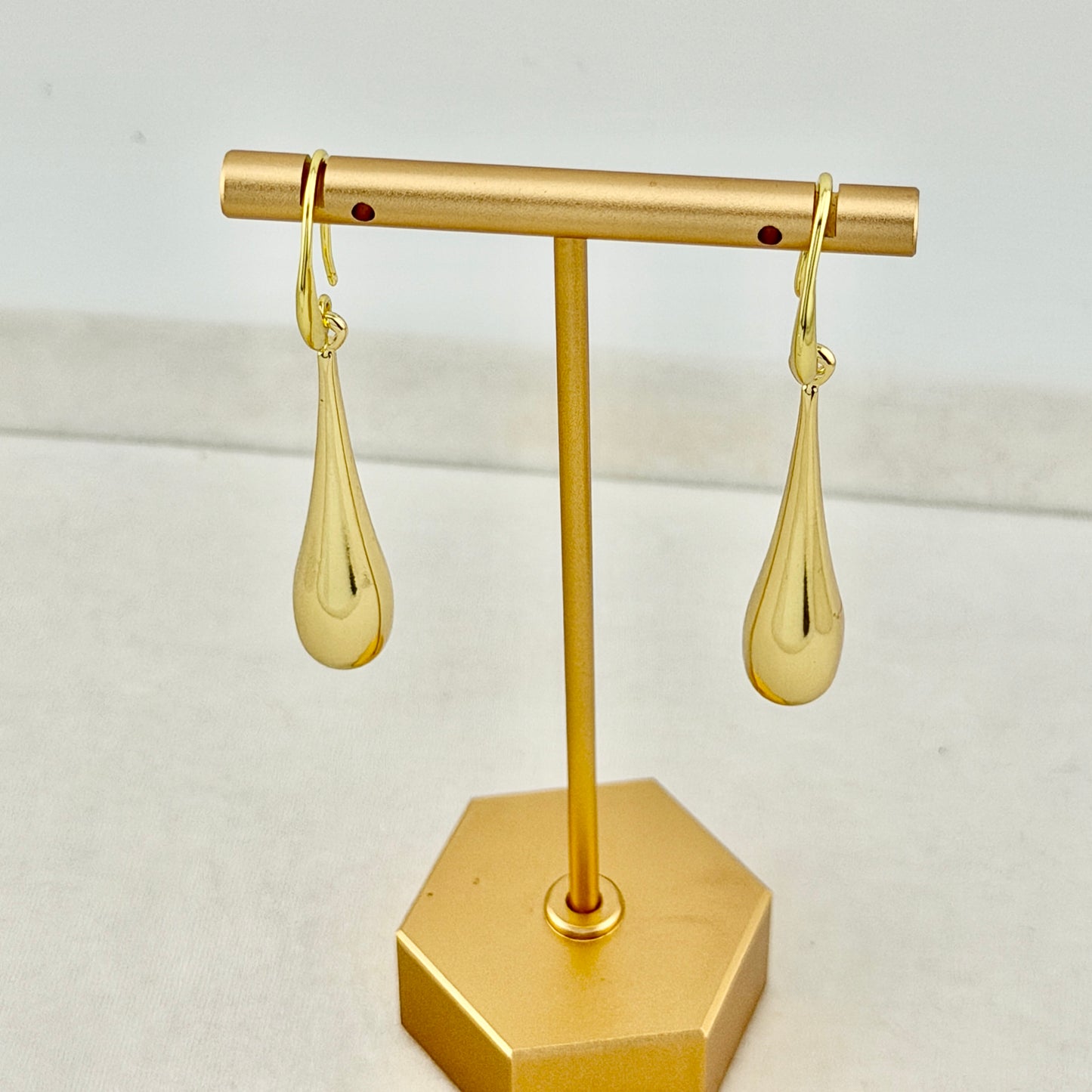 Gold-Filled Teardrop Dangle Earrings