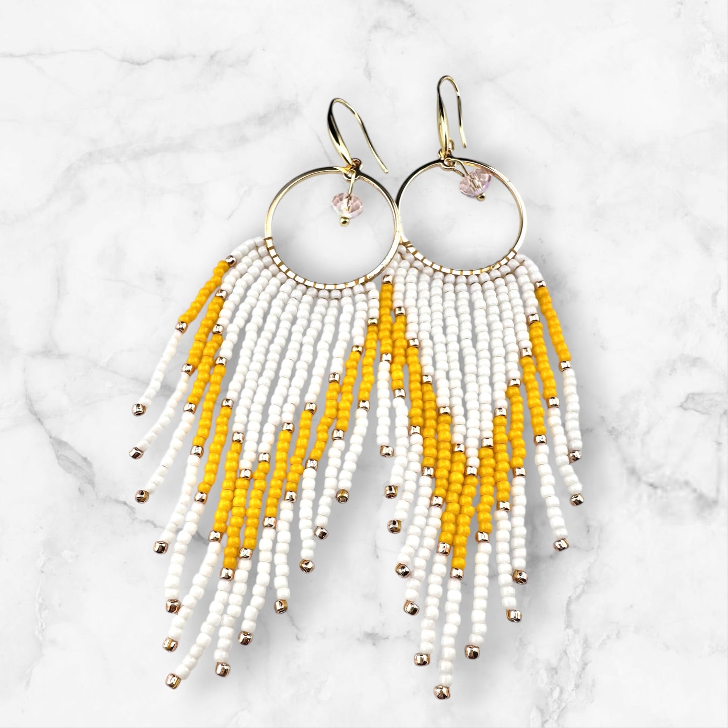 Golden Dawn Fringe Earrings