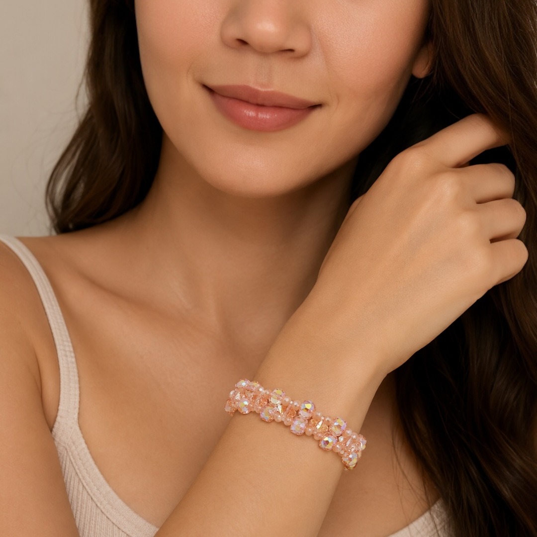 Moonlight Three-Tier Stretch Bracelet