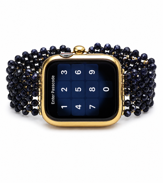 Blue Sandstone Luxury Apple Watch Band