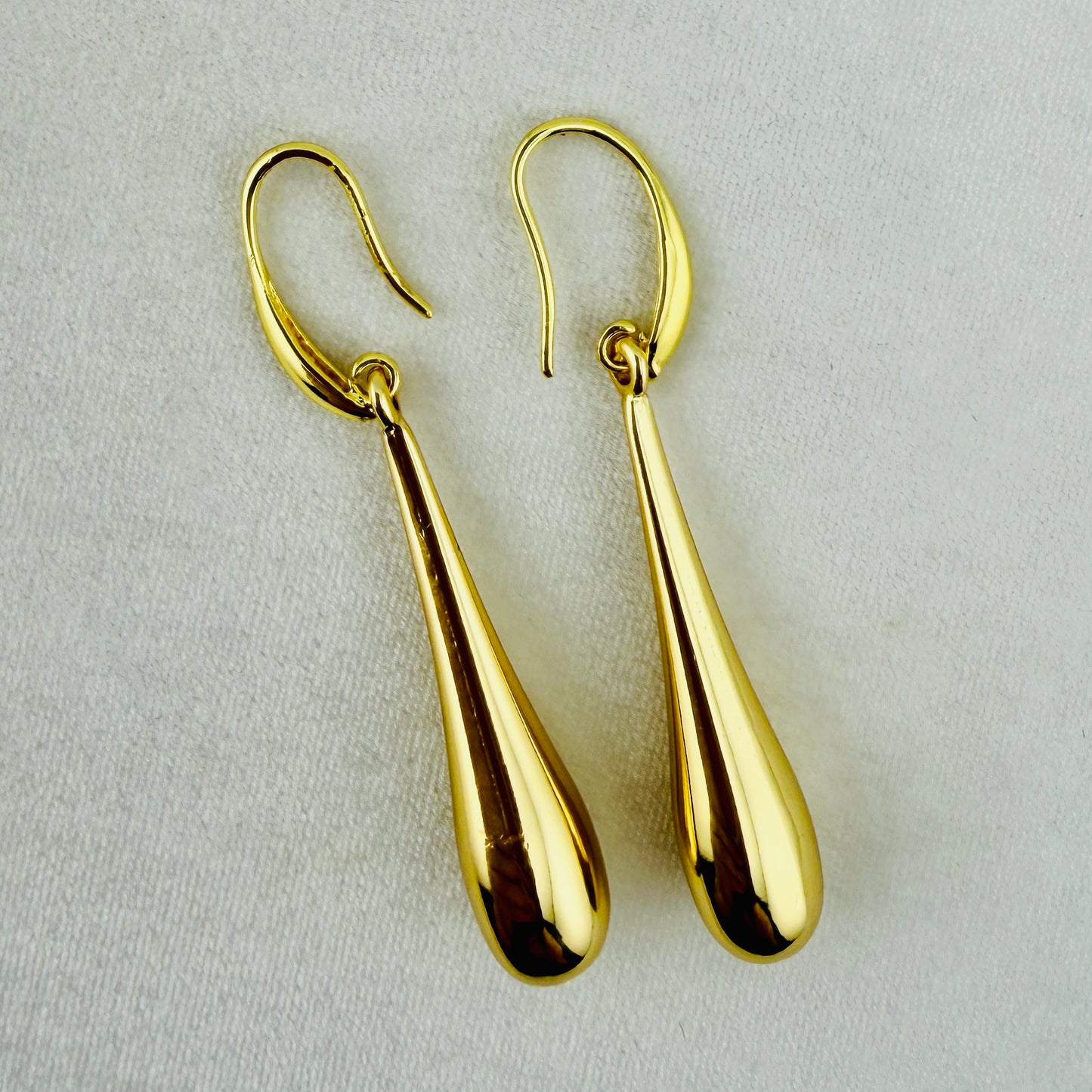 Gold-Filled Teardrop Dangle Earrings