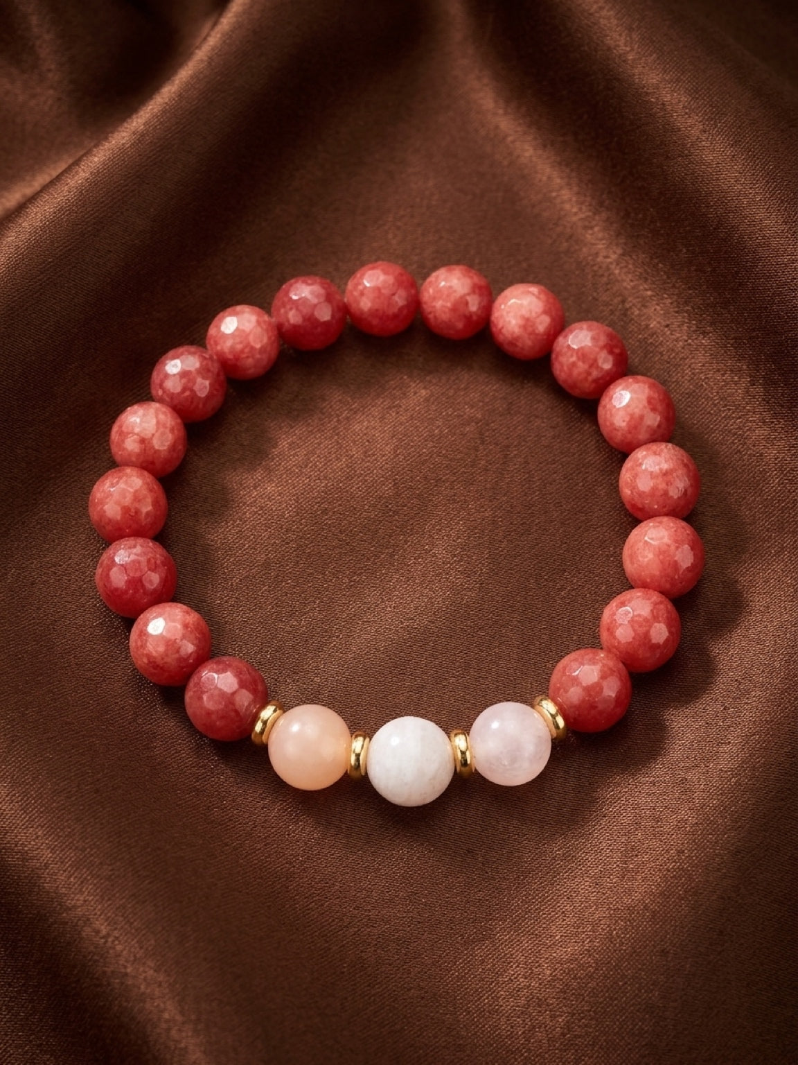 Golden Heart Glow Bracelet