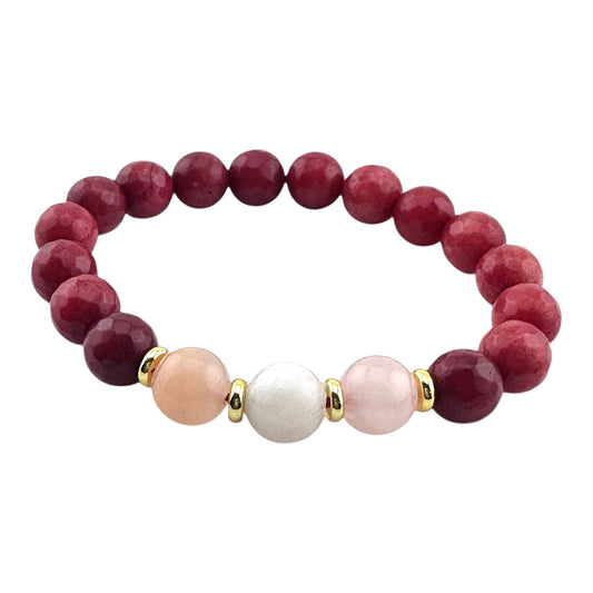 Golden Heart Glow Bracelet