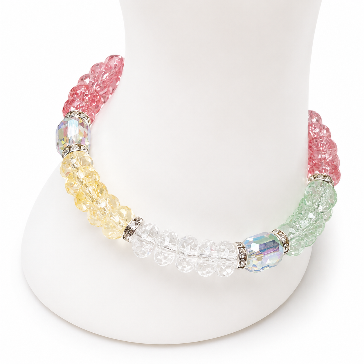 Pastel Crystal Elegance Jewelry Set