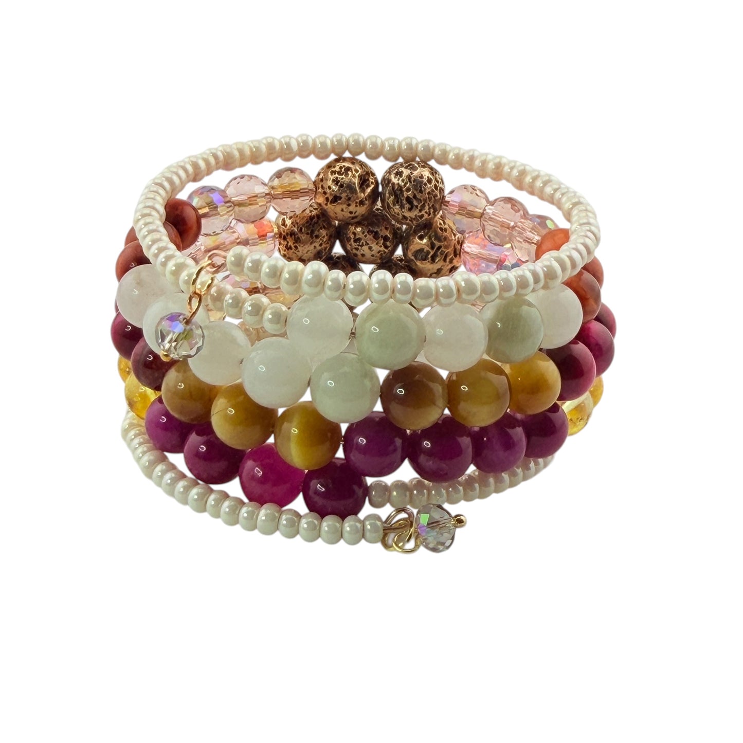 Bronzed Sunset Wrap Bracelet