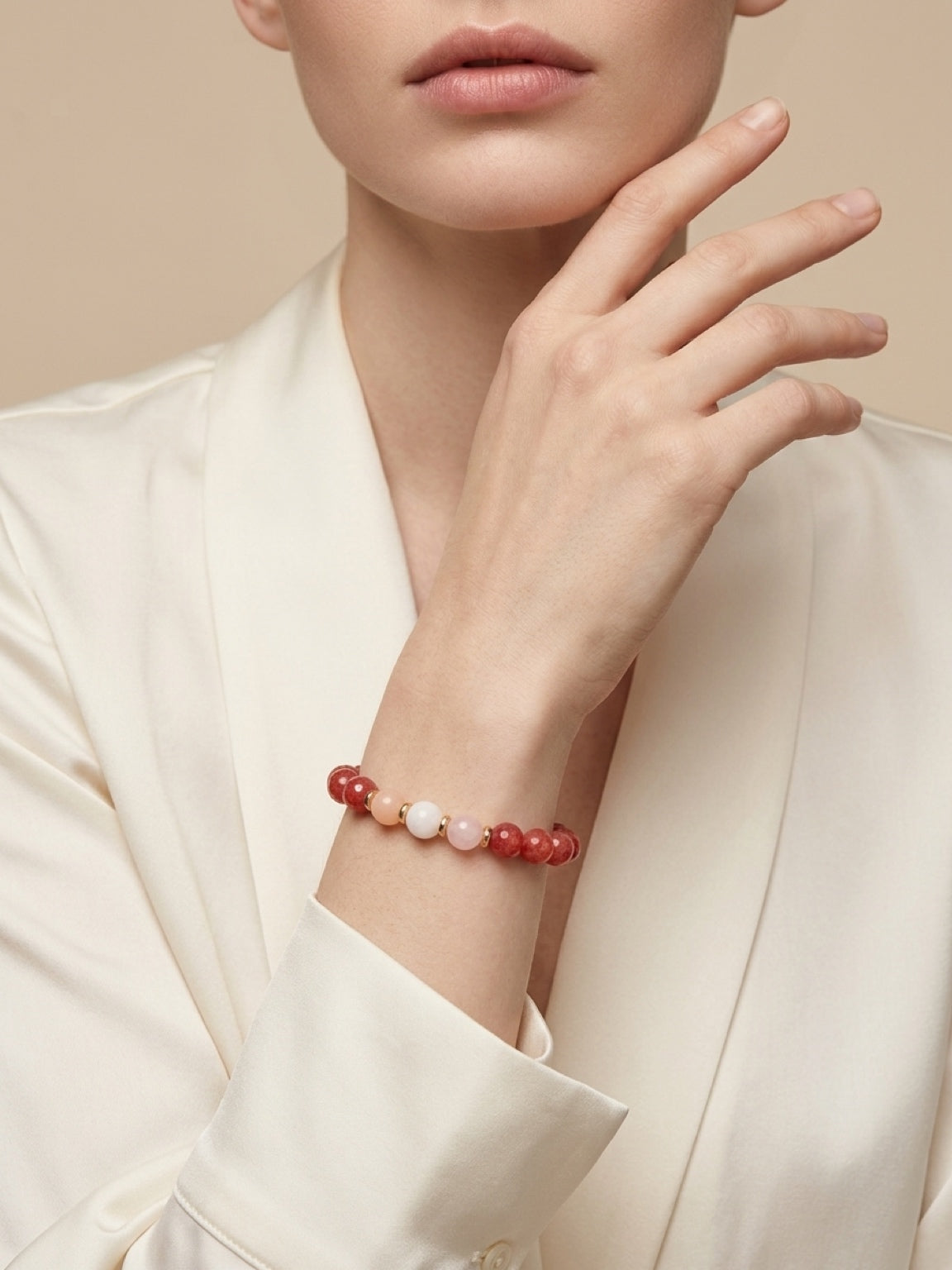 Golden Heart Glow Bracelet