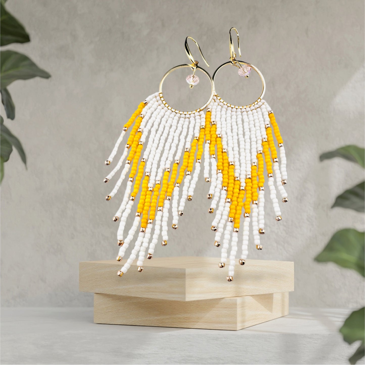 Golden Dawn Fringe Earrings