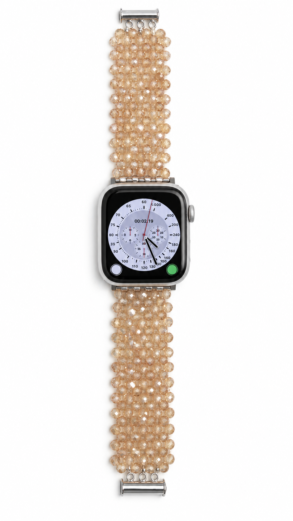 Champagne Radiance Handwoven Watch Band