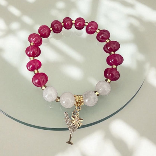 Tropical Glow Martini Charm Bracelet