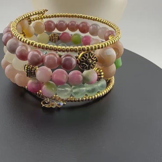 5 Coil  Memory Wire Bracelet