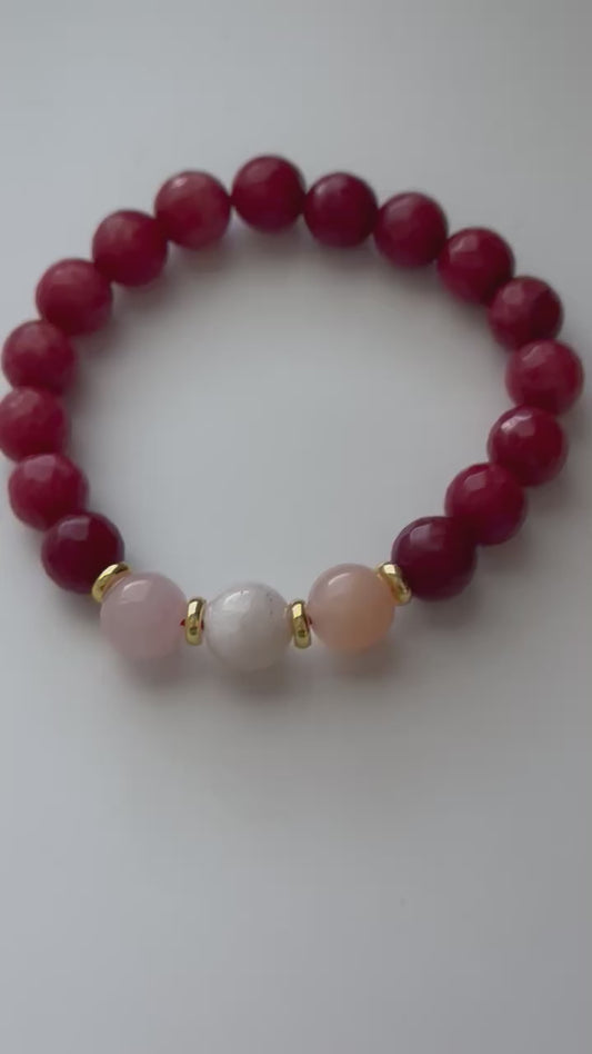 Golden Heart Glow Bracelet